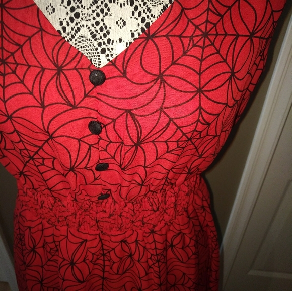 Sourpuss Spider Web Dress - Picture 2 of 4